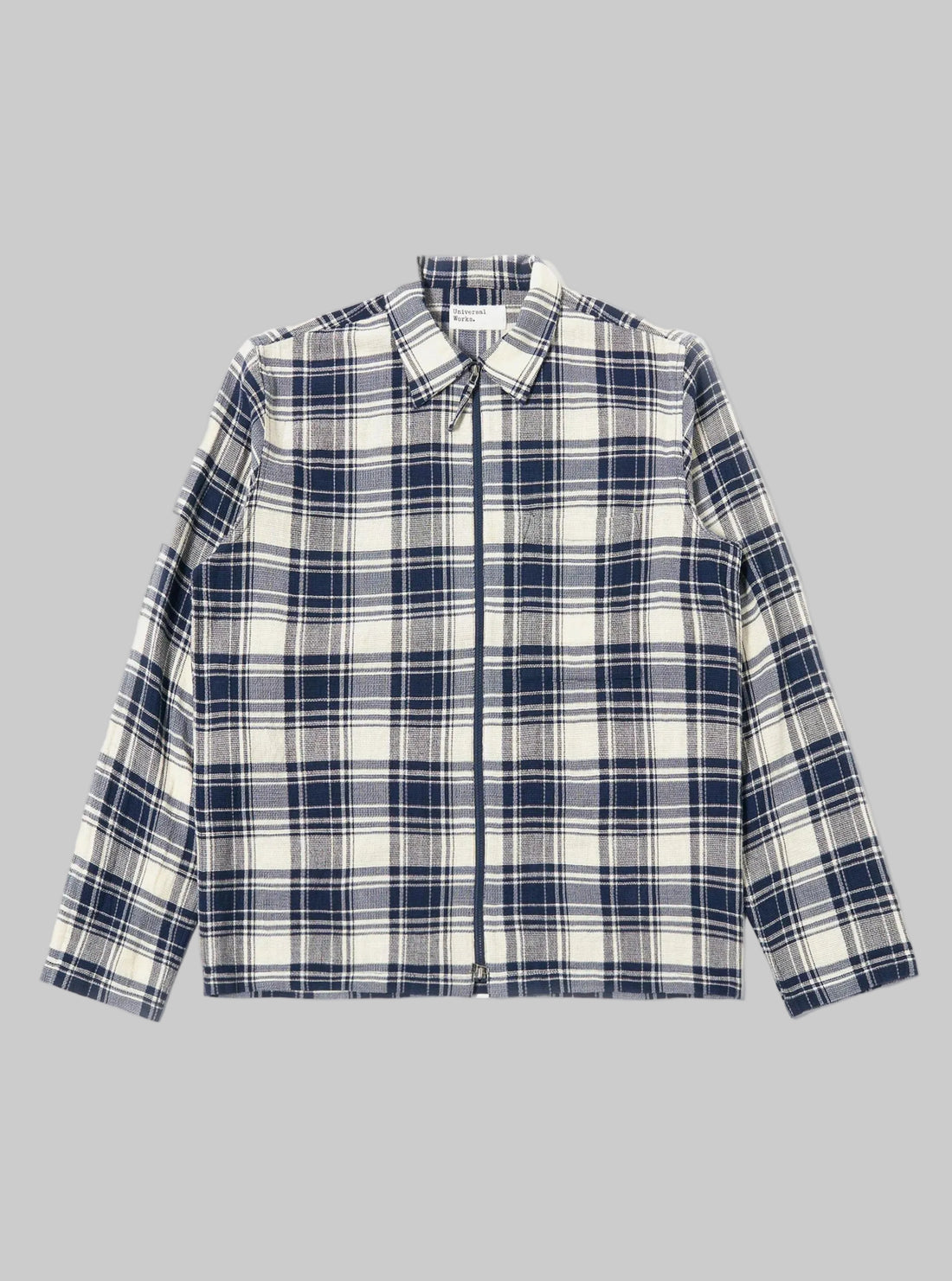 Zip Shirt Texture Plaid | Universal Works