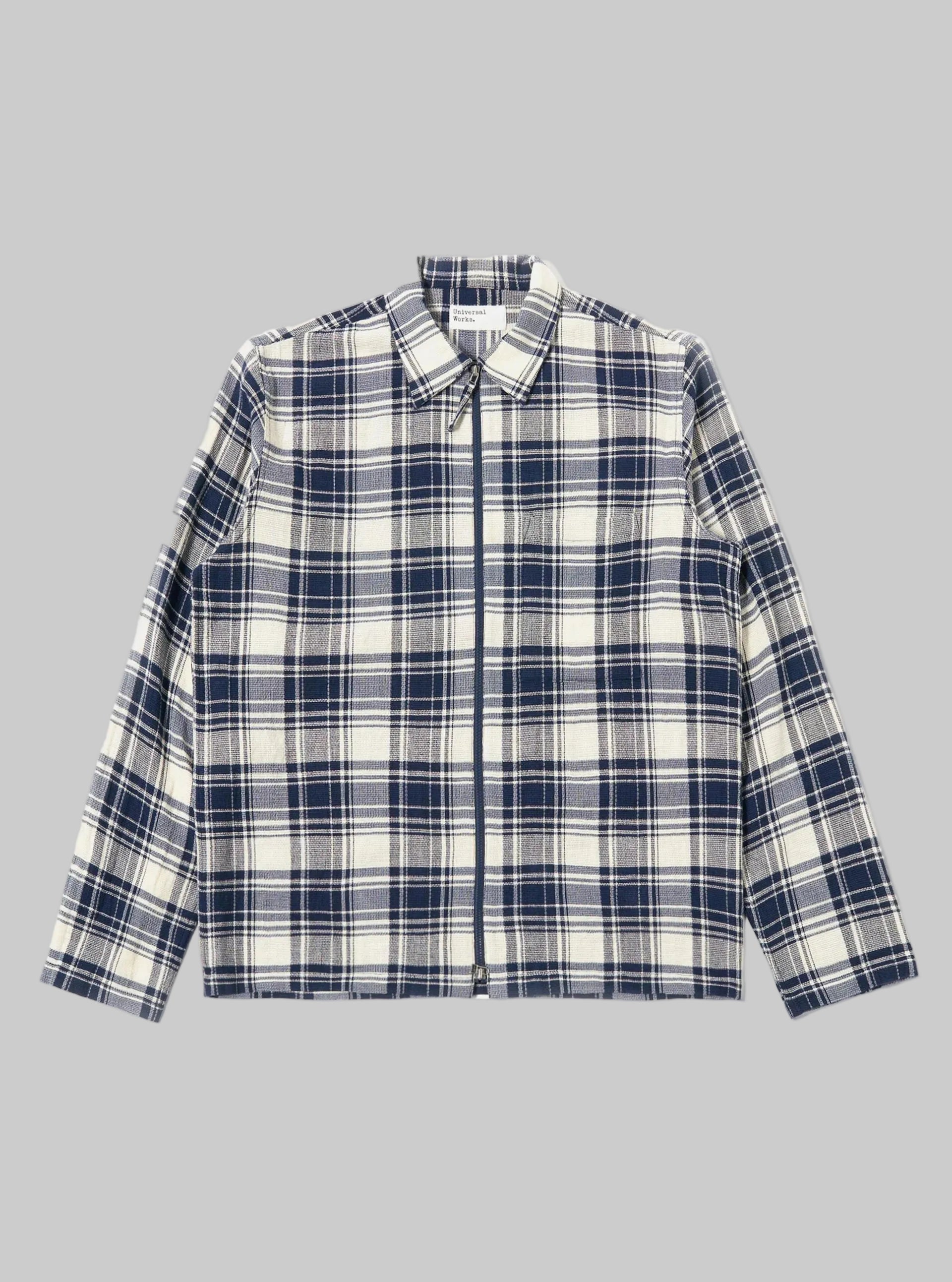 Zip Shirt Texture Plaid | Universal Works