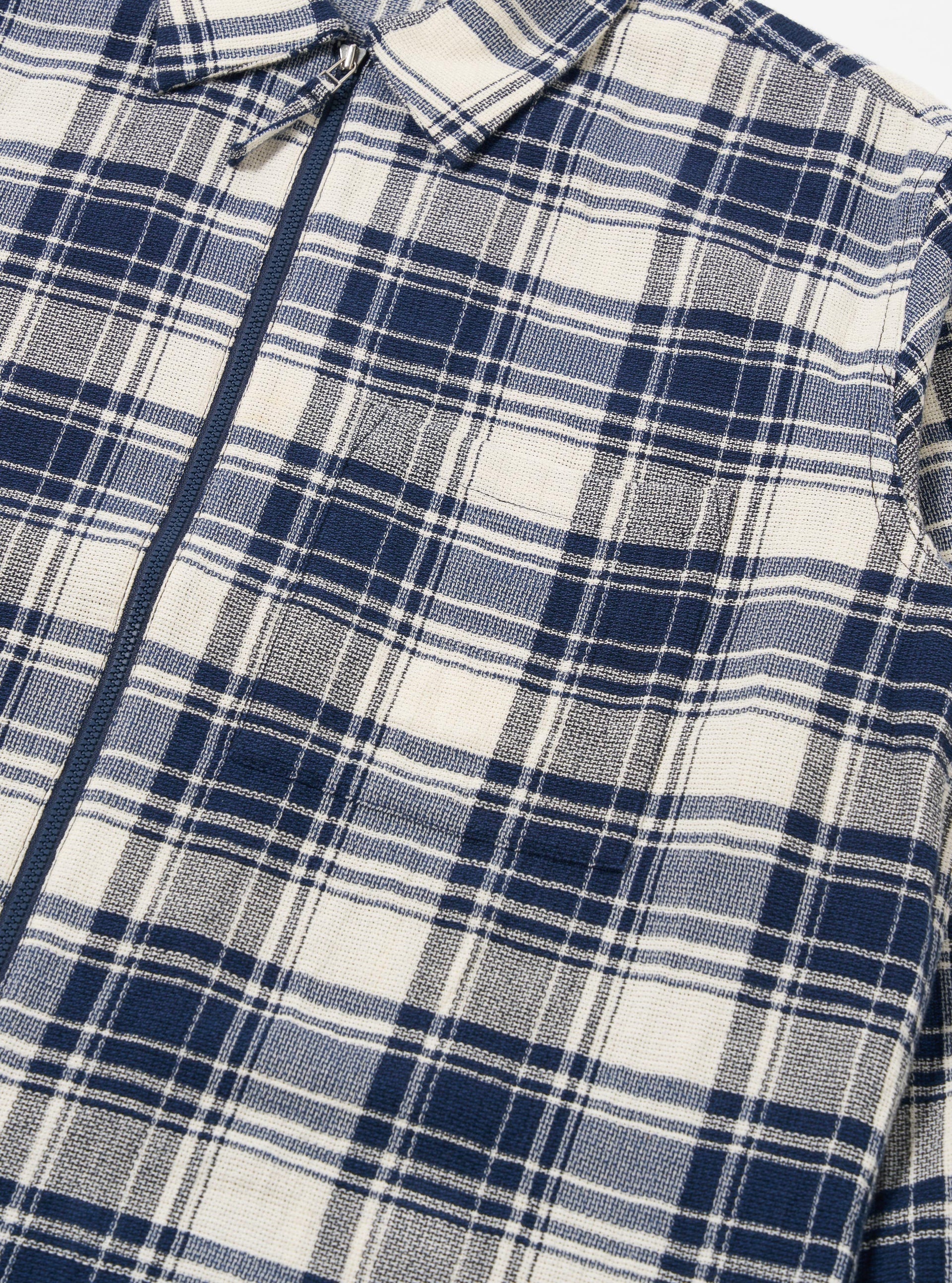 Zip Shirt Texture Plaid | Universal Works