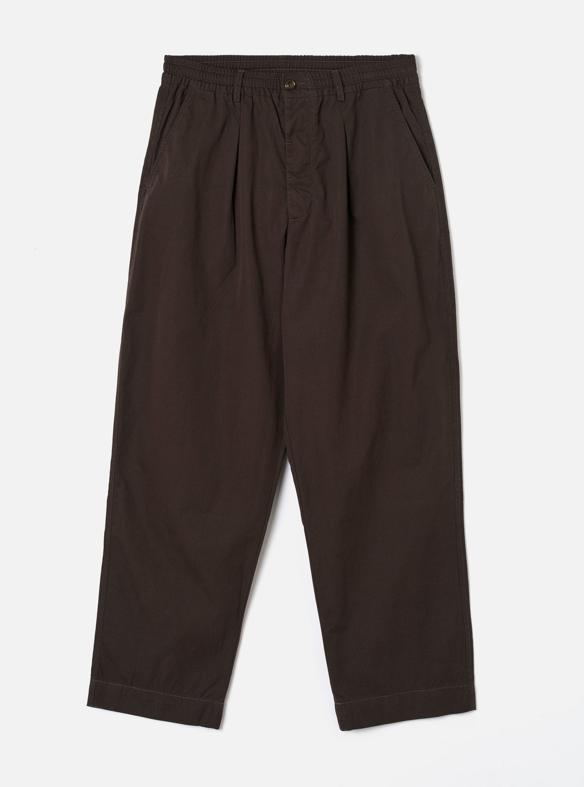 Pantalon Universal Works Oxford Pant Micro Canvas marron