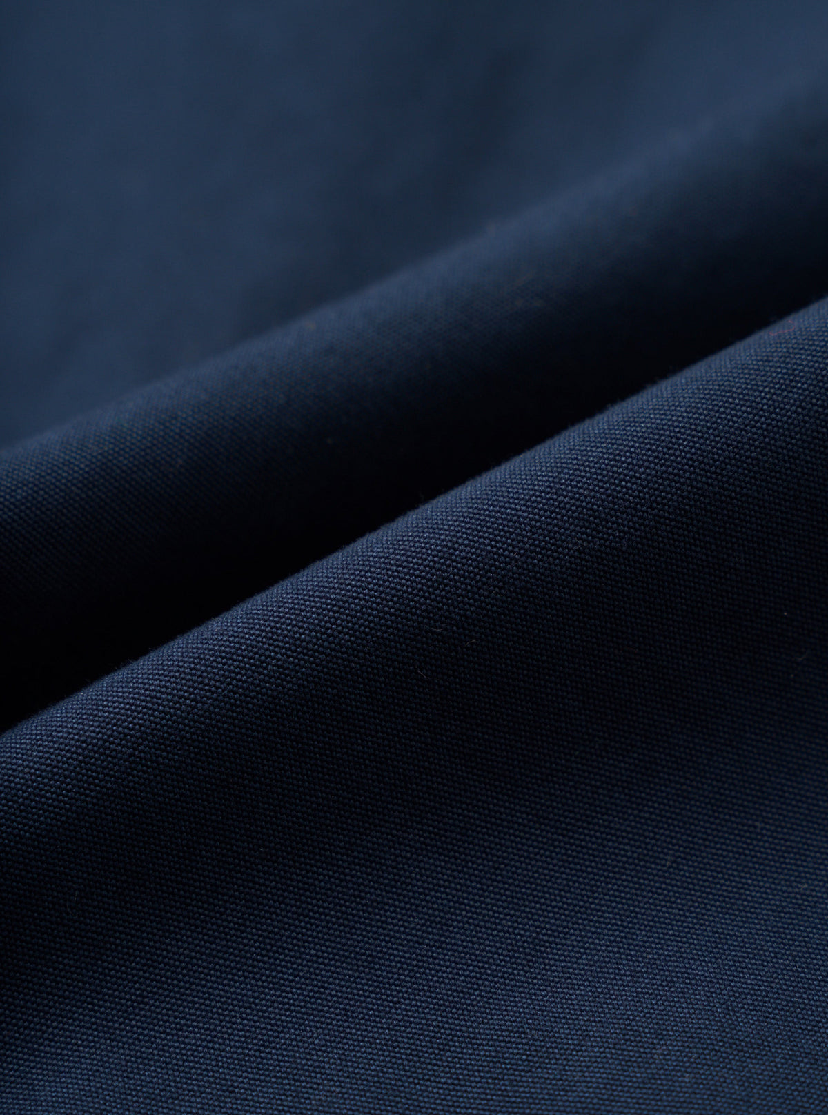 Pantalon Universal Works Oxford Pant Micro Canvas marine, détail de la micro-toile