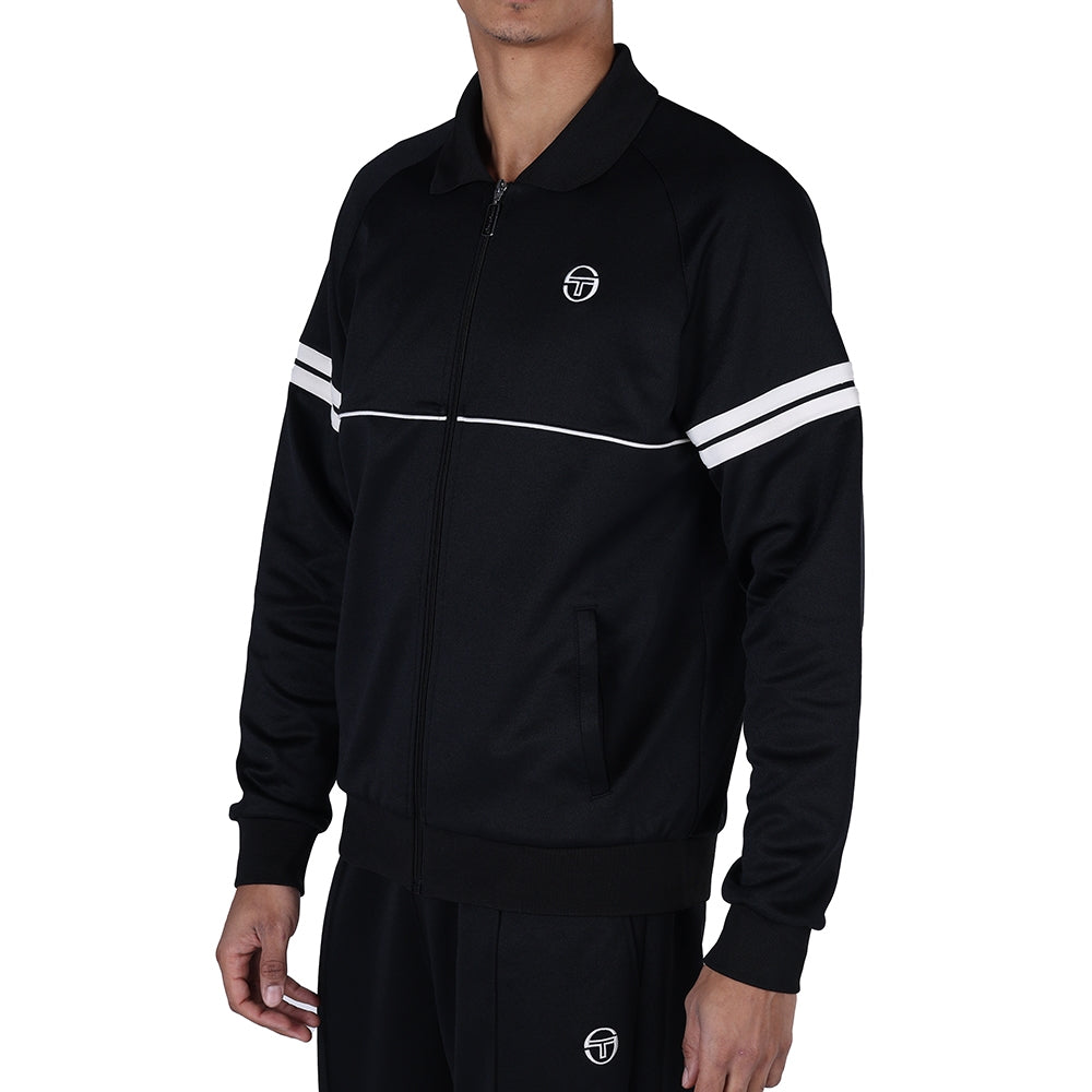 Veste de survêtement Orion 024 Sergio Tacchini noire, vue trois quarts