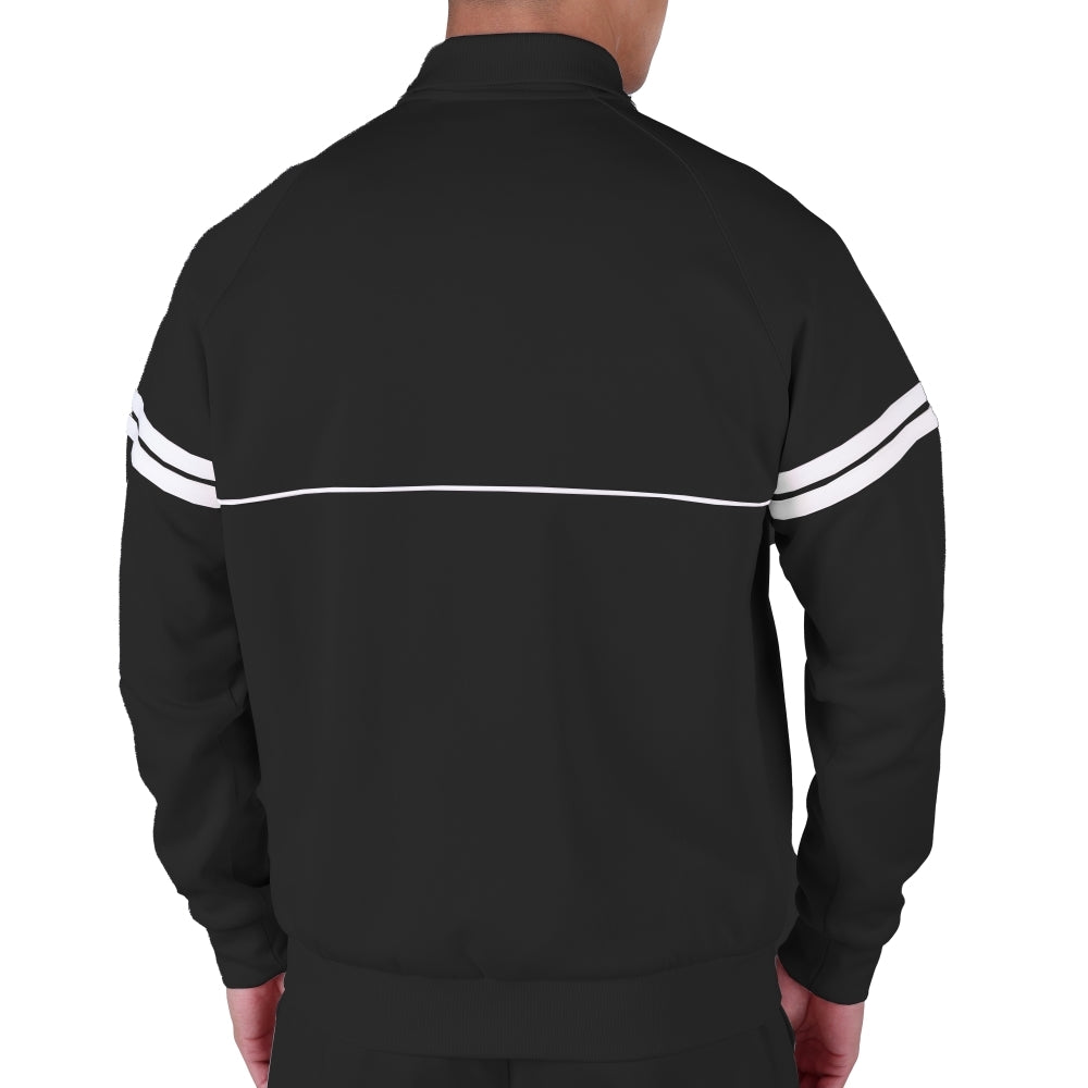 Veste de survêtement Orion 024 Sergio Tacchini noire, vue de dos