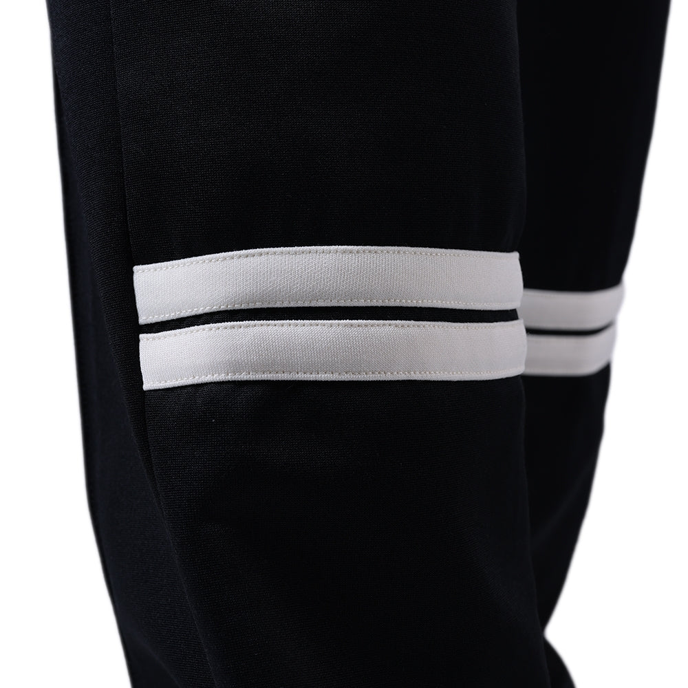 Pantalon de survêtement Orion 024 Sergio Tacchini noir, détail de la bande contrastée