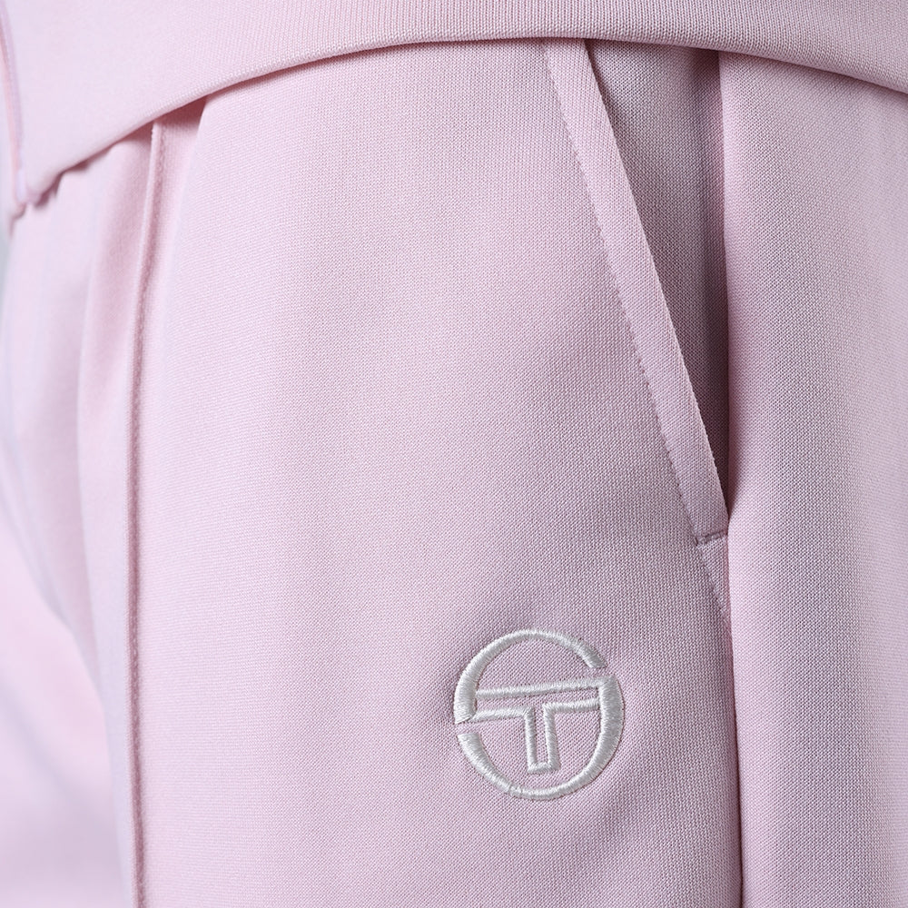 Pantalon de survêtement Orion 024 Sergio Tacchini rose, détail de la bande contrastée