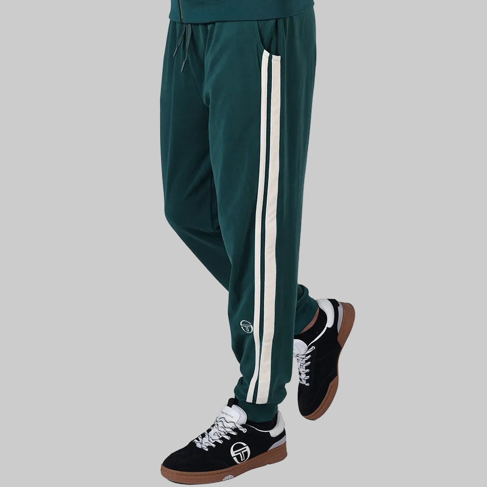 Pantalon de survêtement Damarindo 025 en velours Sergio Tacchini vert, vue de face
