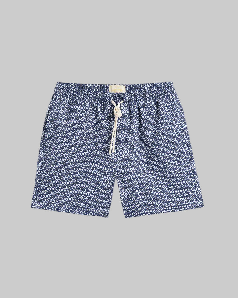 Abstract tile Short | Portuguese Flannel