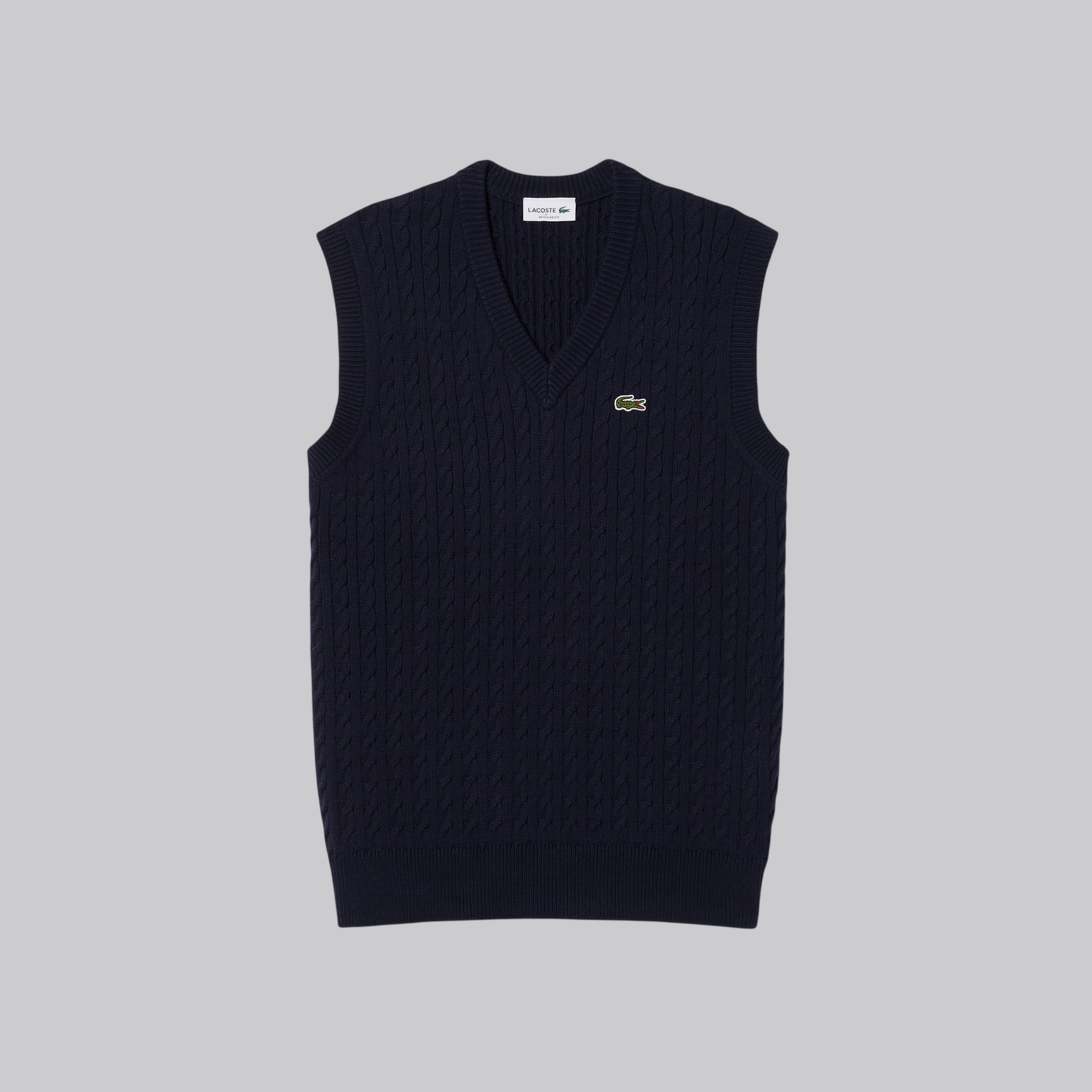 Pull sans manche torsadé coton | Lacoste