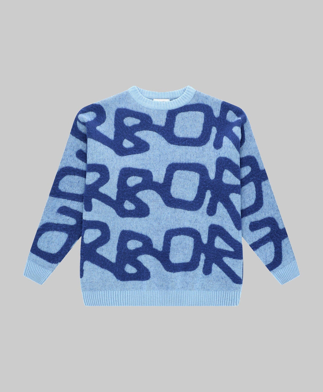 Big Logo Arbor Alpaca Knit Arbor Antwerp bleu, vue de face