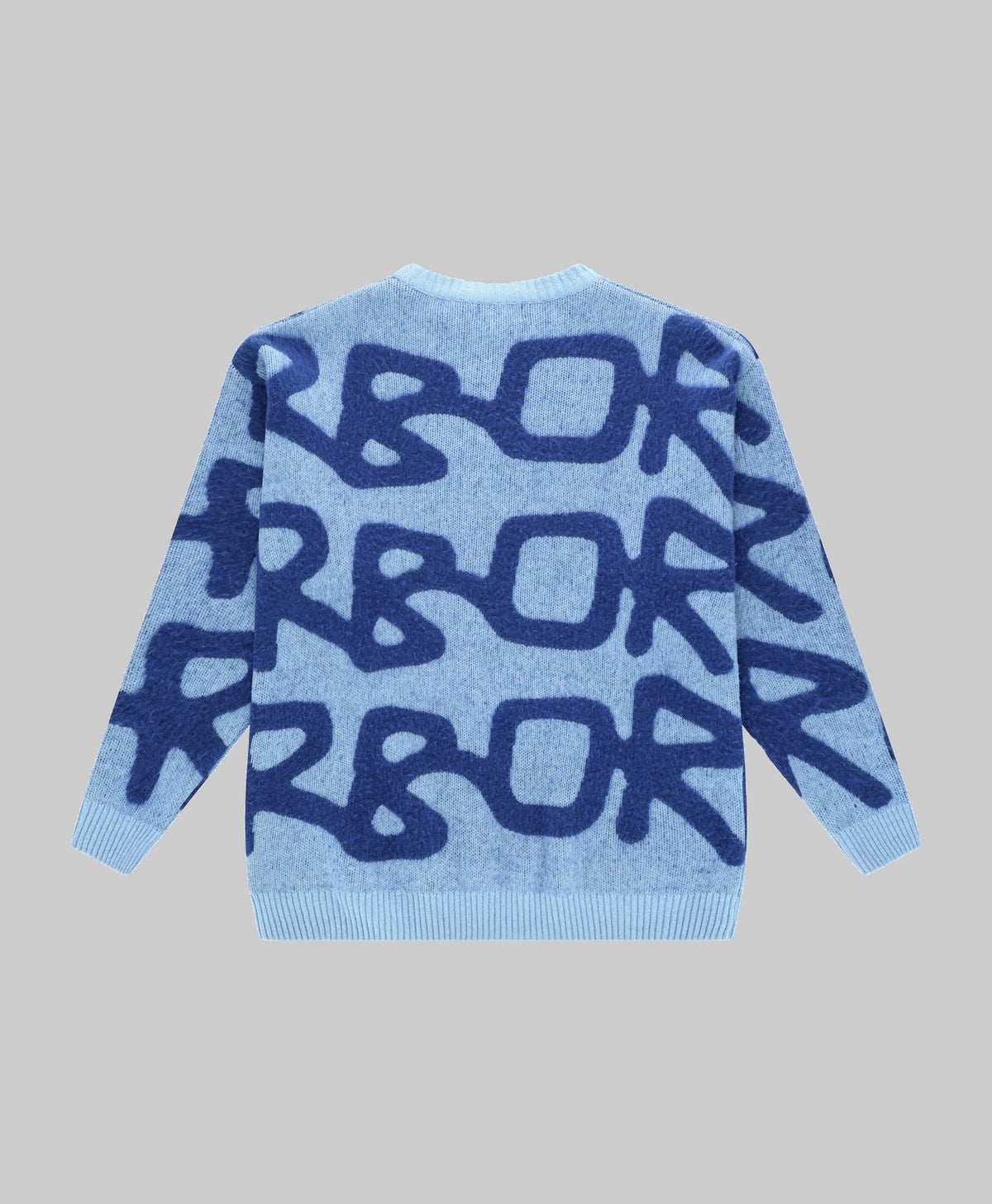 Big Logo Arbor Alpaca Knit Arbor Antwerp bleu, vue de dos