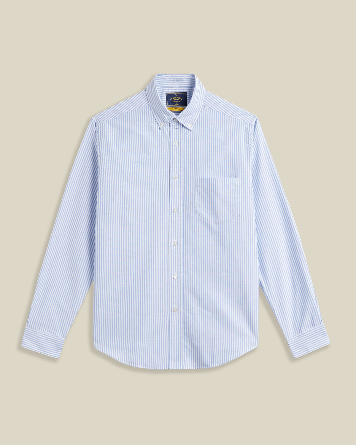 Chemise Belavista Stripe Portuguese Flannel bleu ciel