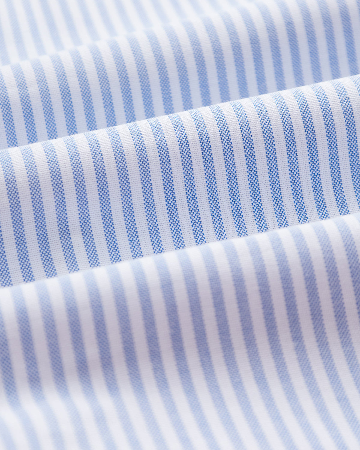Chemise Belavista Stripe Portuguese Flannel bleu ciel, détail