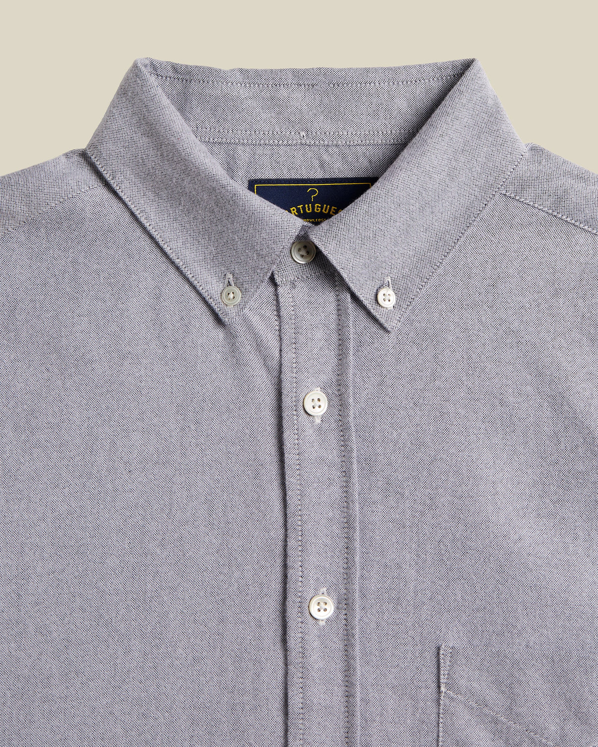 Chemise Brushed Oxford Portuguese Flannel noire