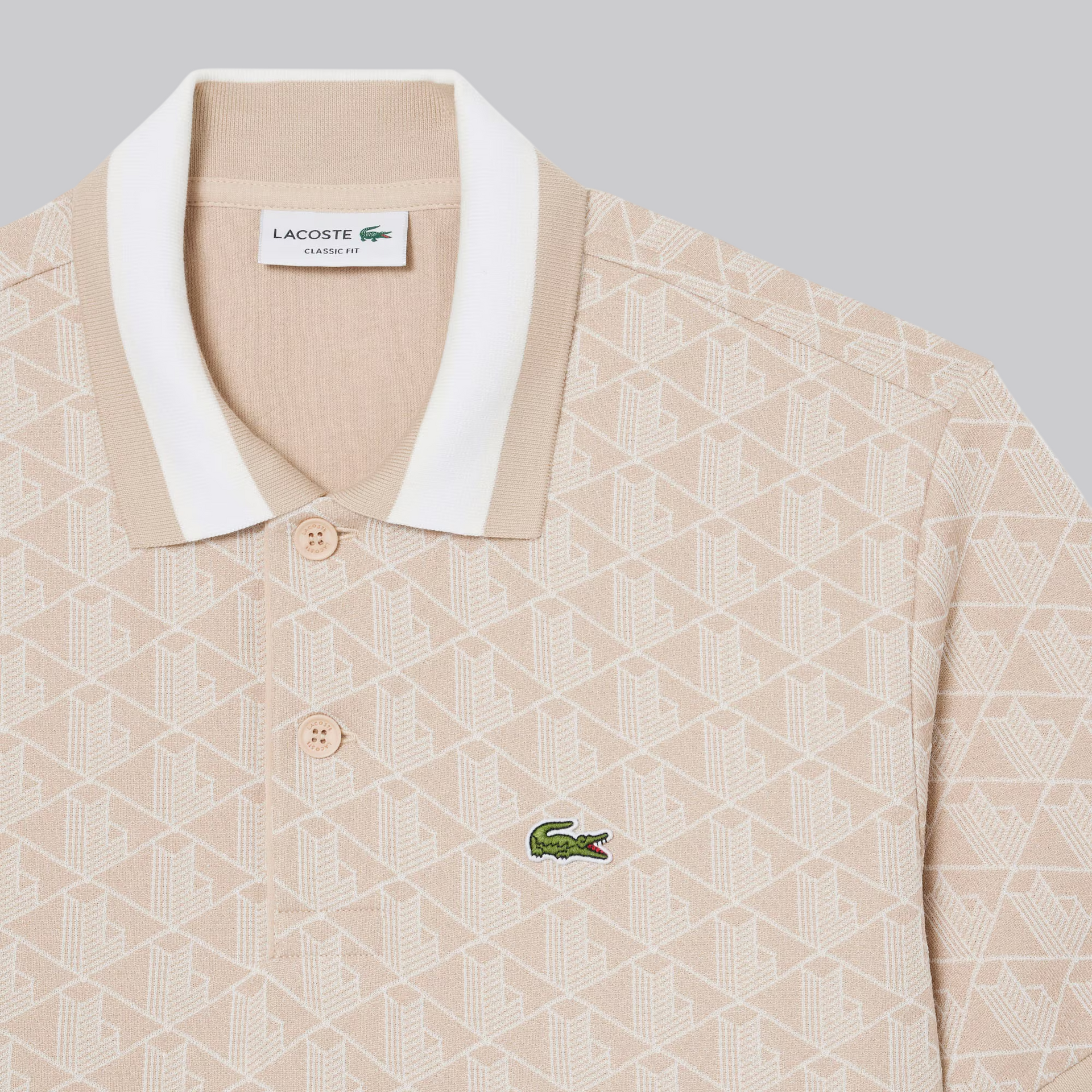 Polo classic fit jacquard monogramme | Lacoste