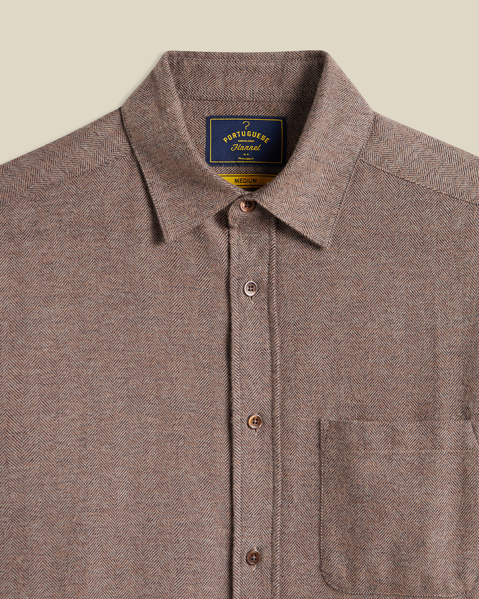 Chemise Espiga Portuguese Flannel marron