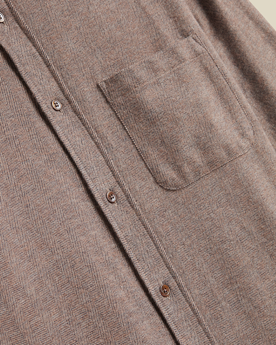 Chemise Espiga Portuguese Flannel marron