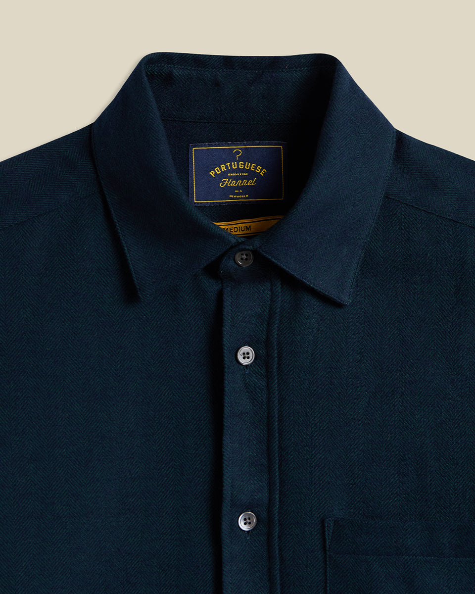 Chemise Espiga Portuguese Flannel verte