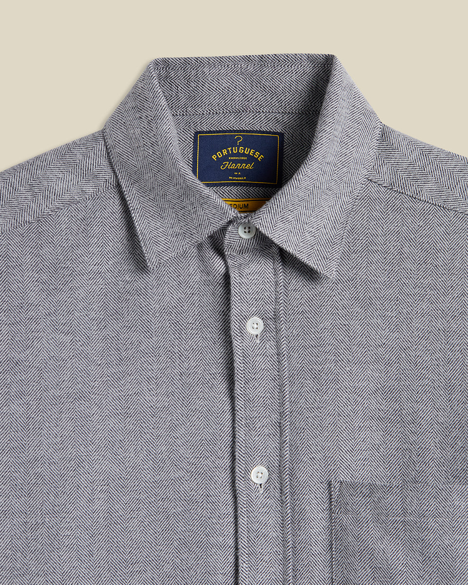Chemise Espiga Portuguese Flannel grise