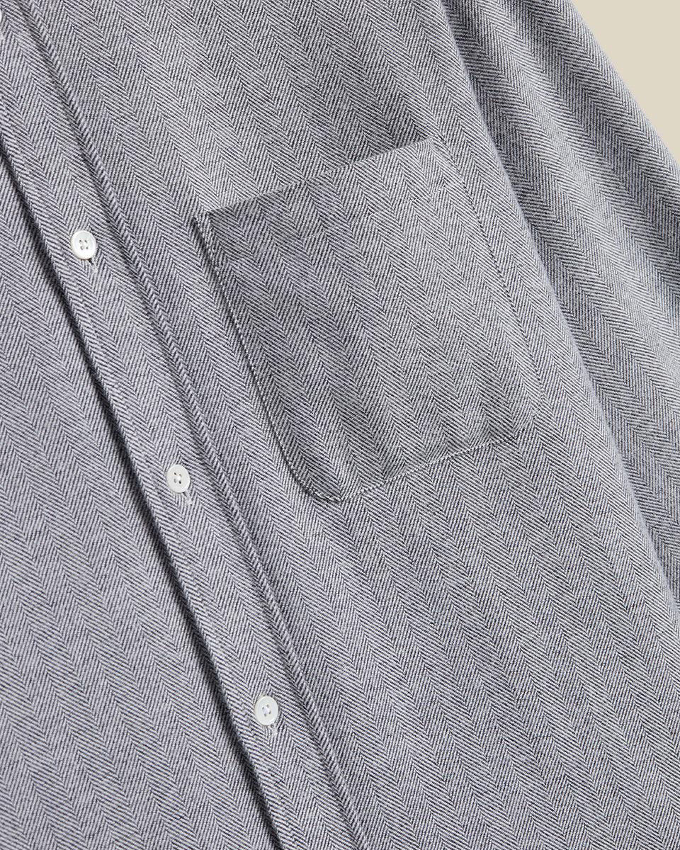 Chemise Espiga Portuguese Flannel grise