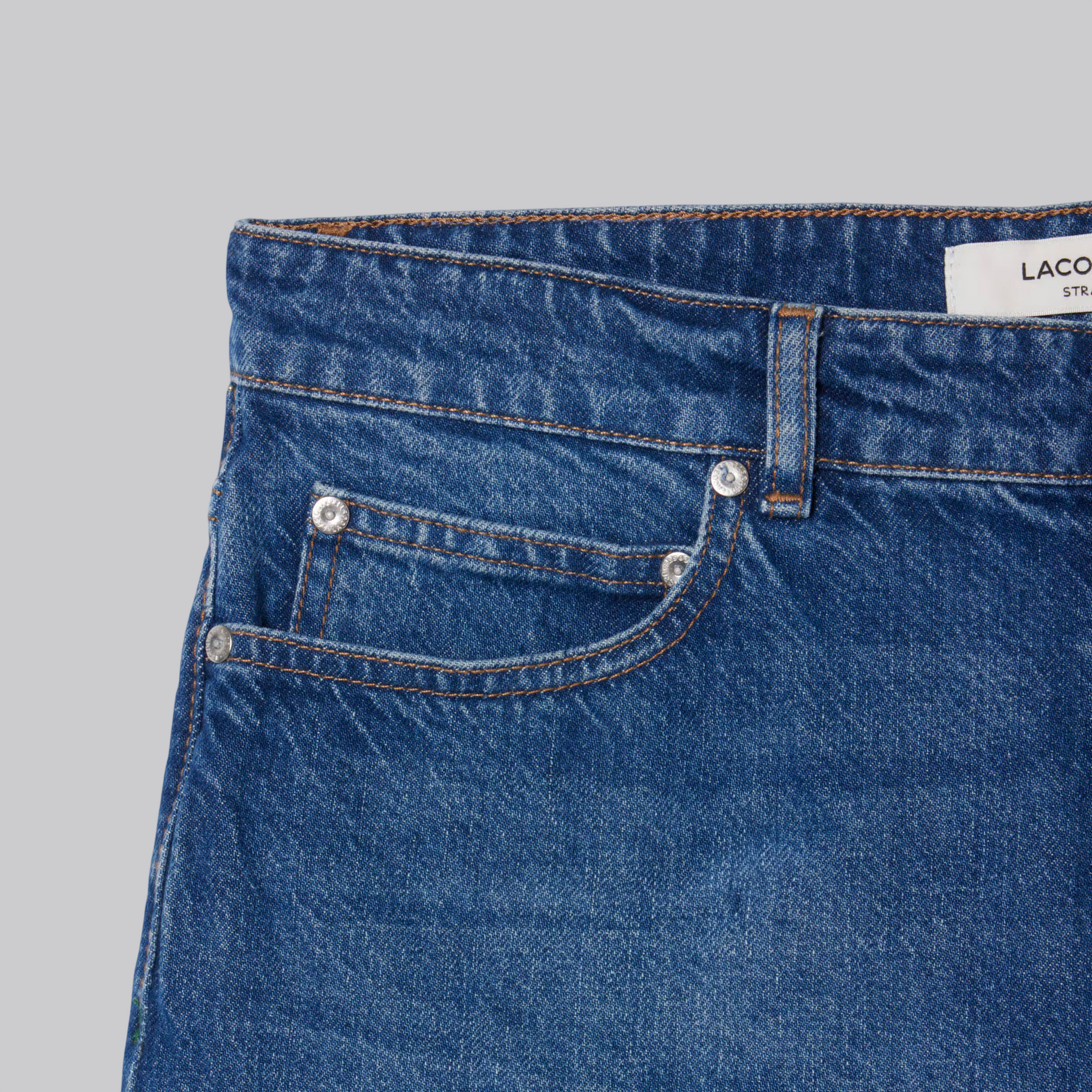 Bermuda straight fit denim | Lacoste