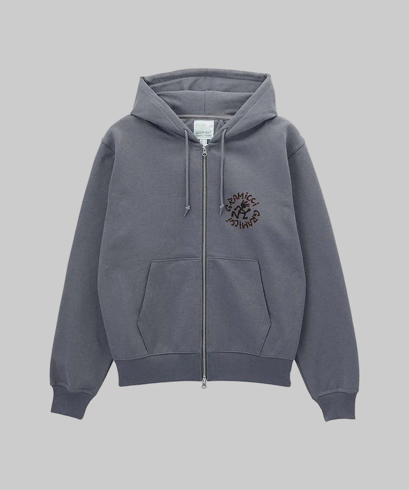 Running Man Zip Hooded Sweatshirt | Gramicci