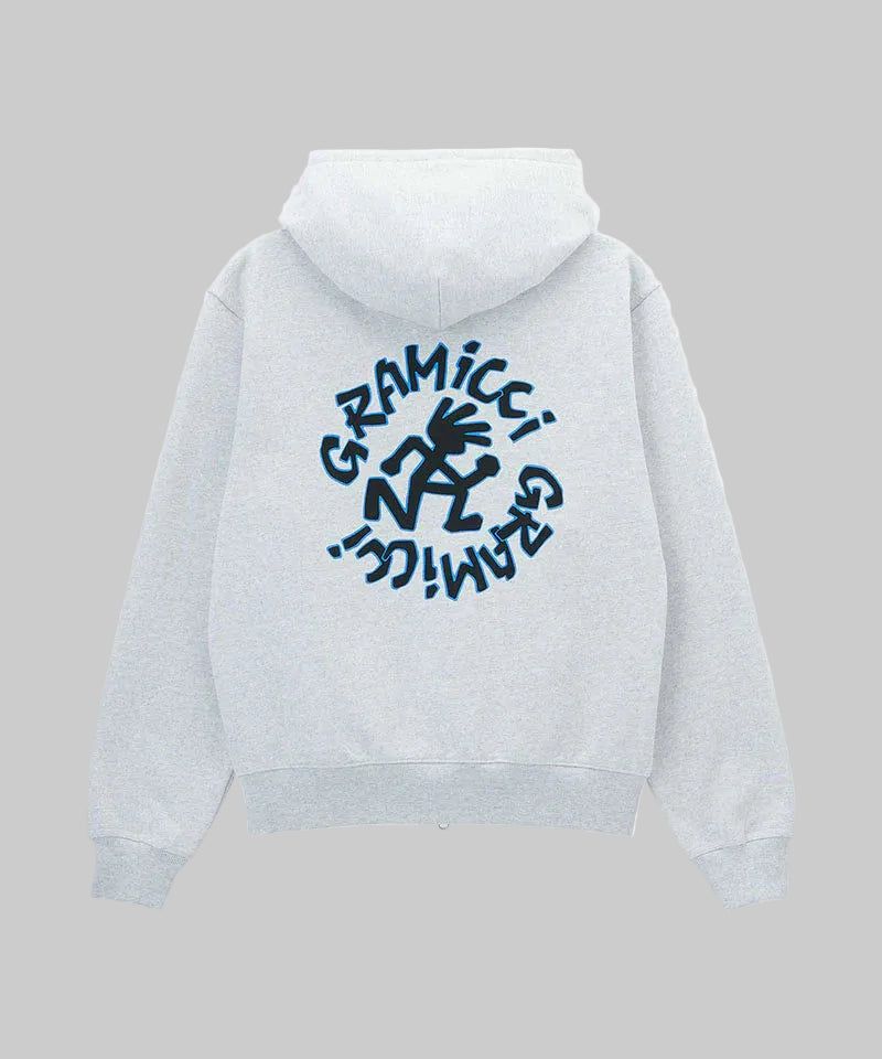 Running Man Zip Hooded Sweatshirt | Gramicci