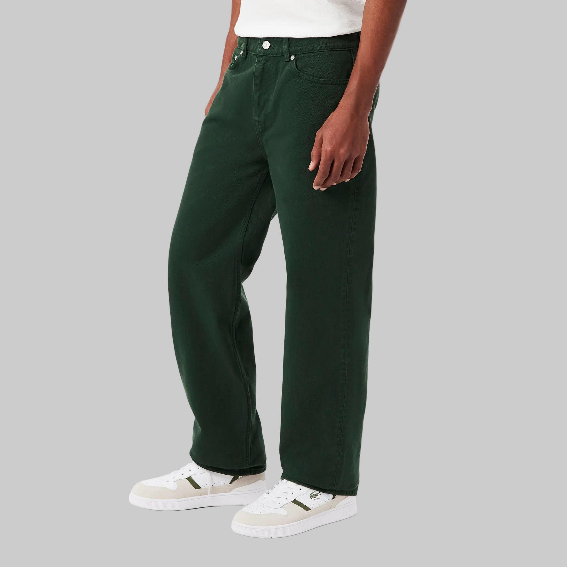 Jean 5 poches straight fit denim | Lacoste