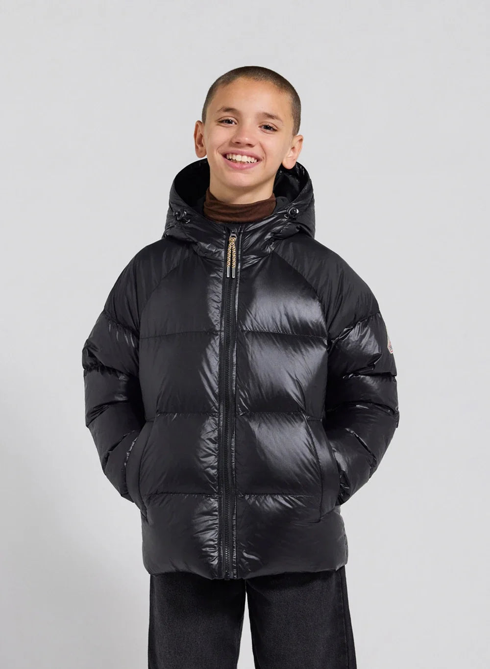 Doudoune enfant à capuche Pyrenex Sten noire