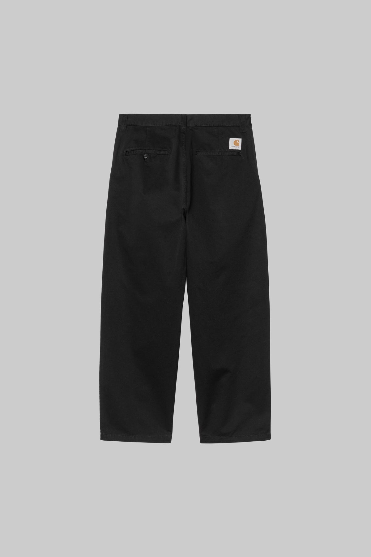 Brady Pant Carhartt WIP noir, vue de dos avec le Square Label