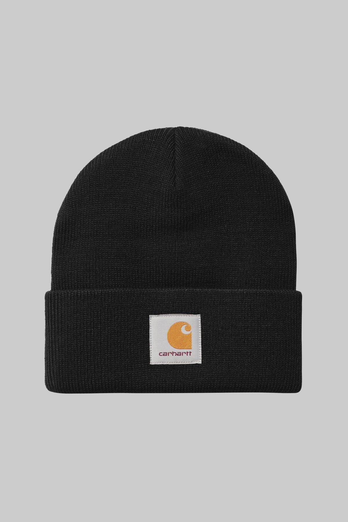 Bonnet Carhartt WIP Short Watch Hat noir, face