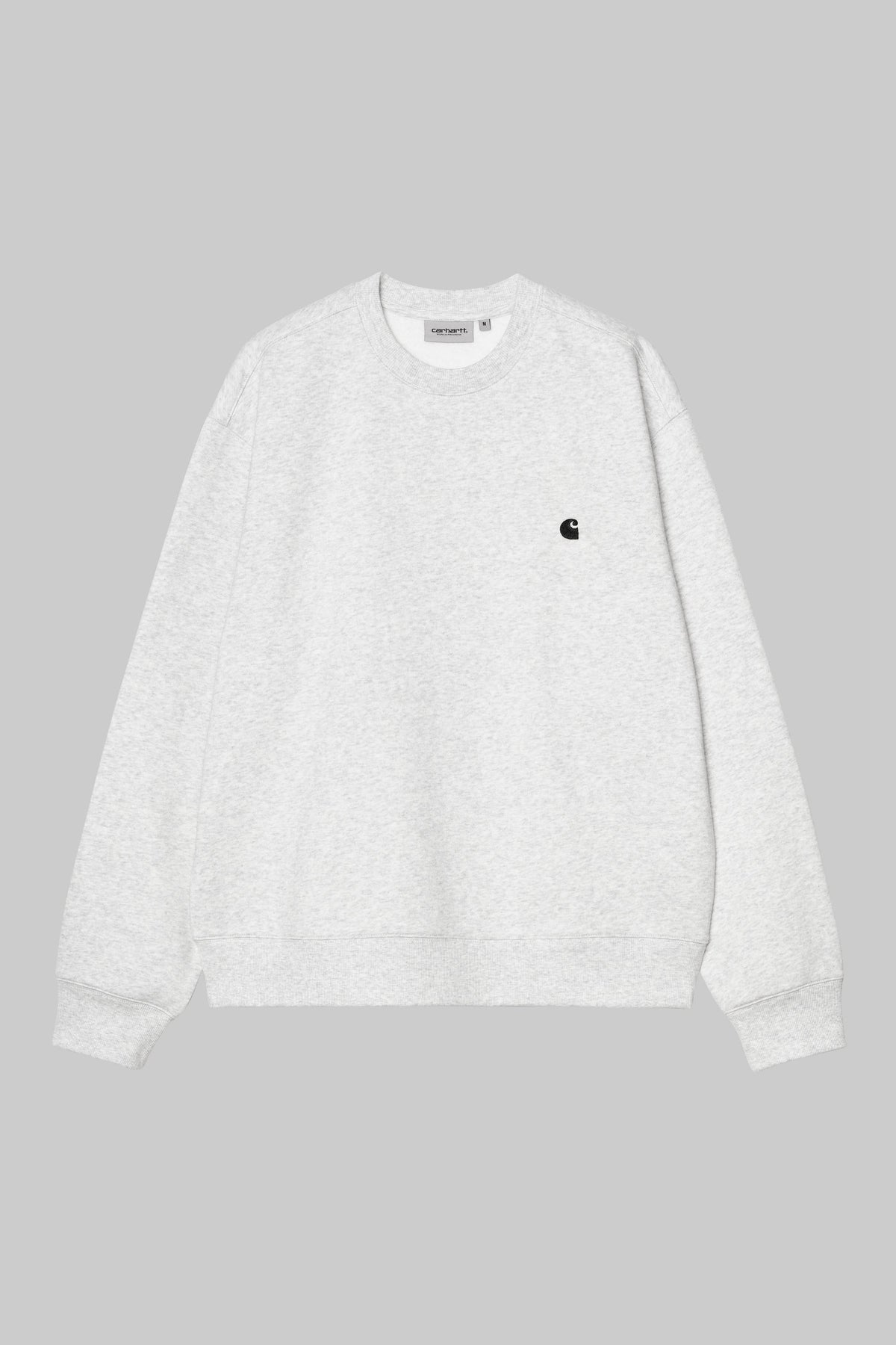 Sweat-shirt Carhartt WIP Mack gris, face