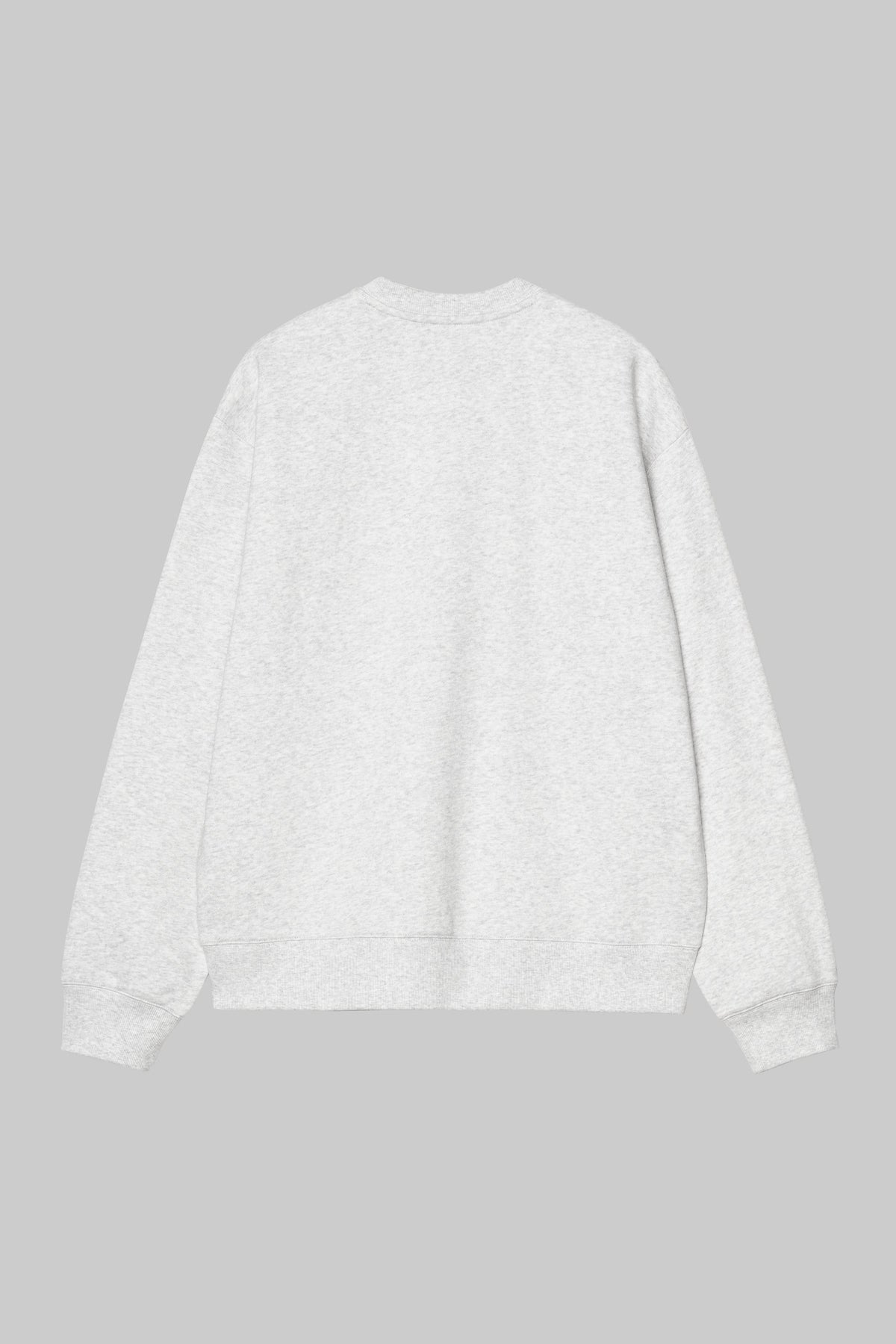 Sweat-shirt Carhartt WIP Mack gris, dos