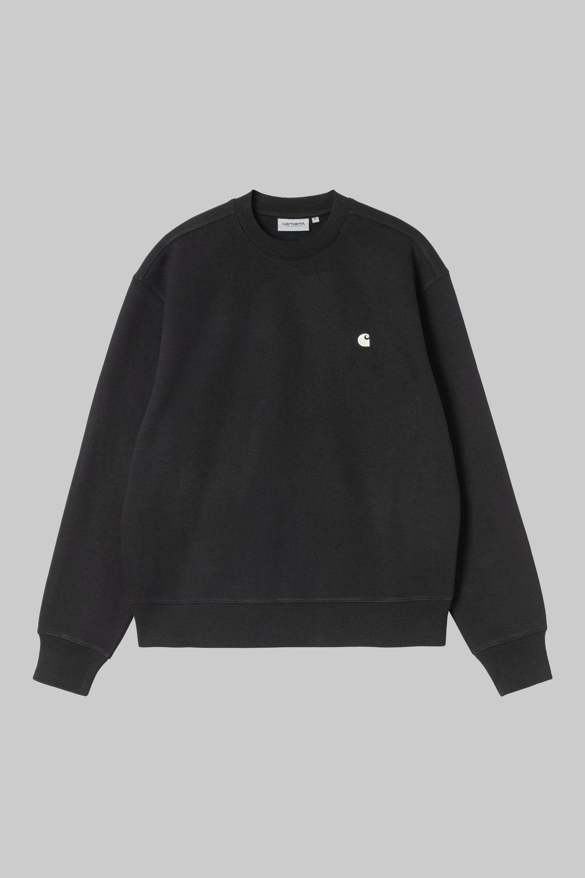 Sweat-shirt Carhartt WIP Mack noir, face