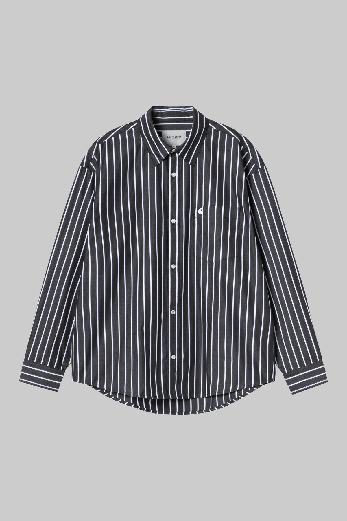 Chemise Carhartt WIP Gowan à rayures noir et blanc
