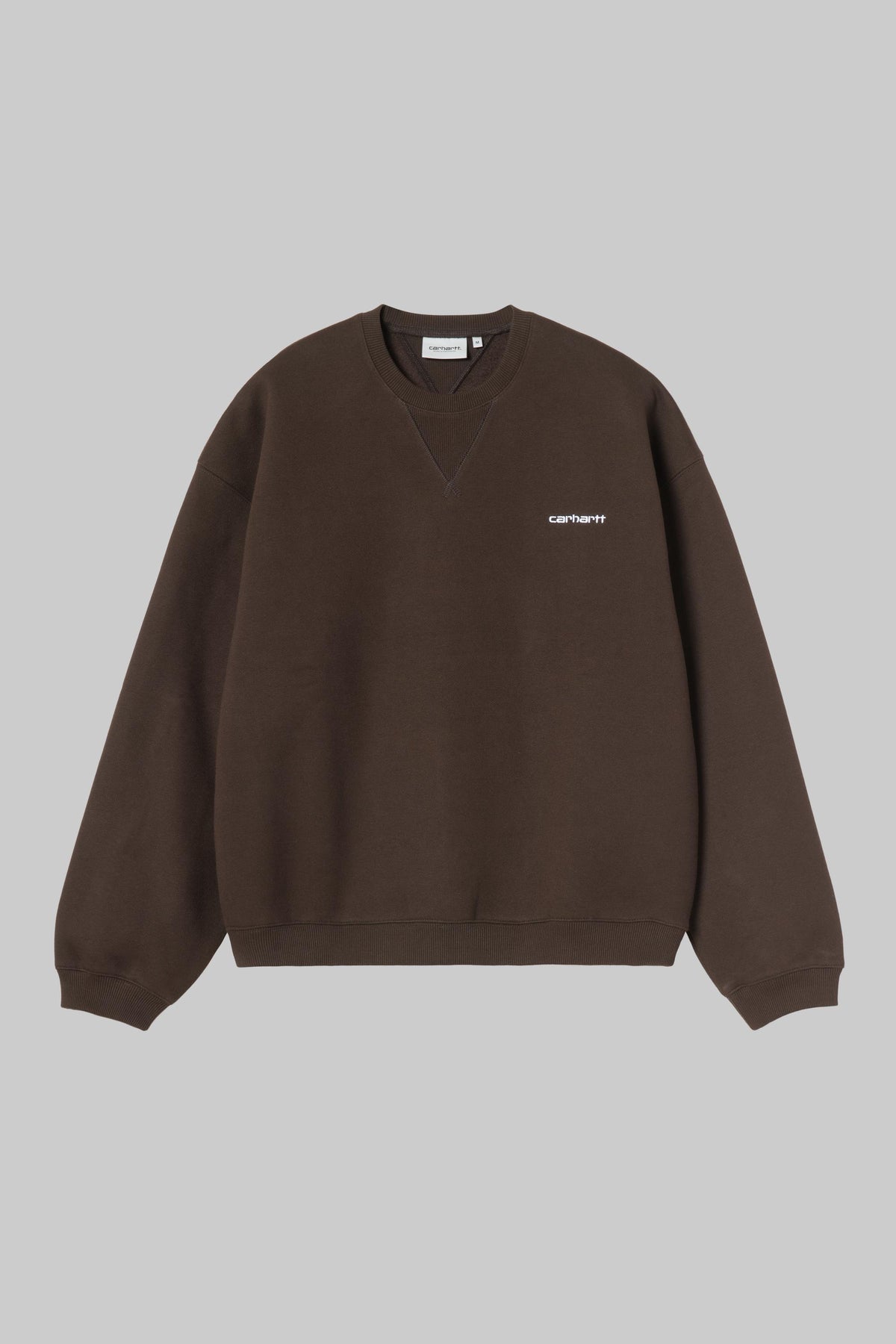 Sweat-shirt Carhartt WIP Ebbert marron, face