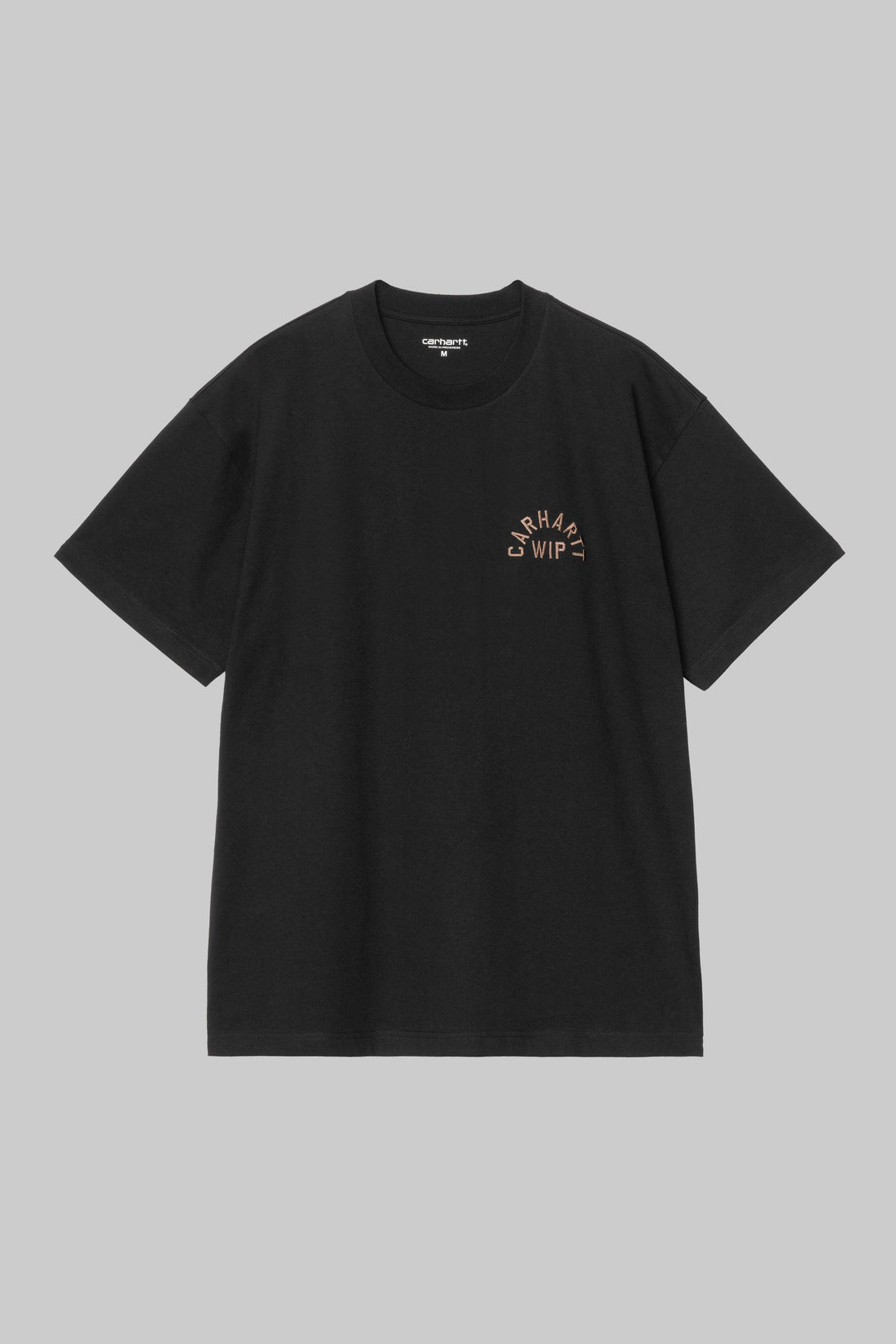 T-shirt Carhartt WIP Arch Script noir, face