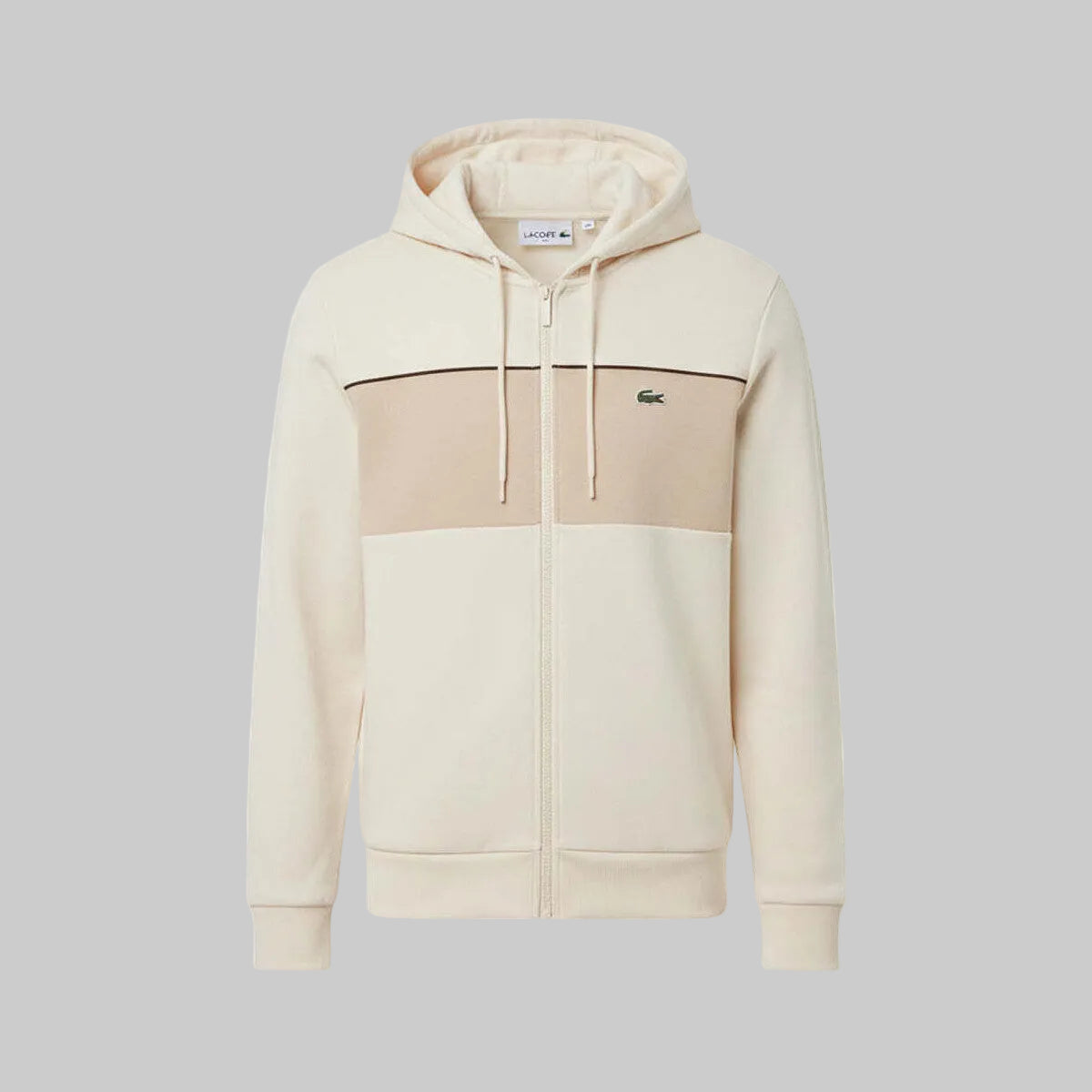 Sweatshirt à capuche zippé color-block | Lacoste