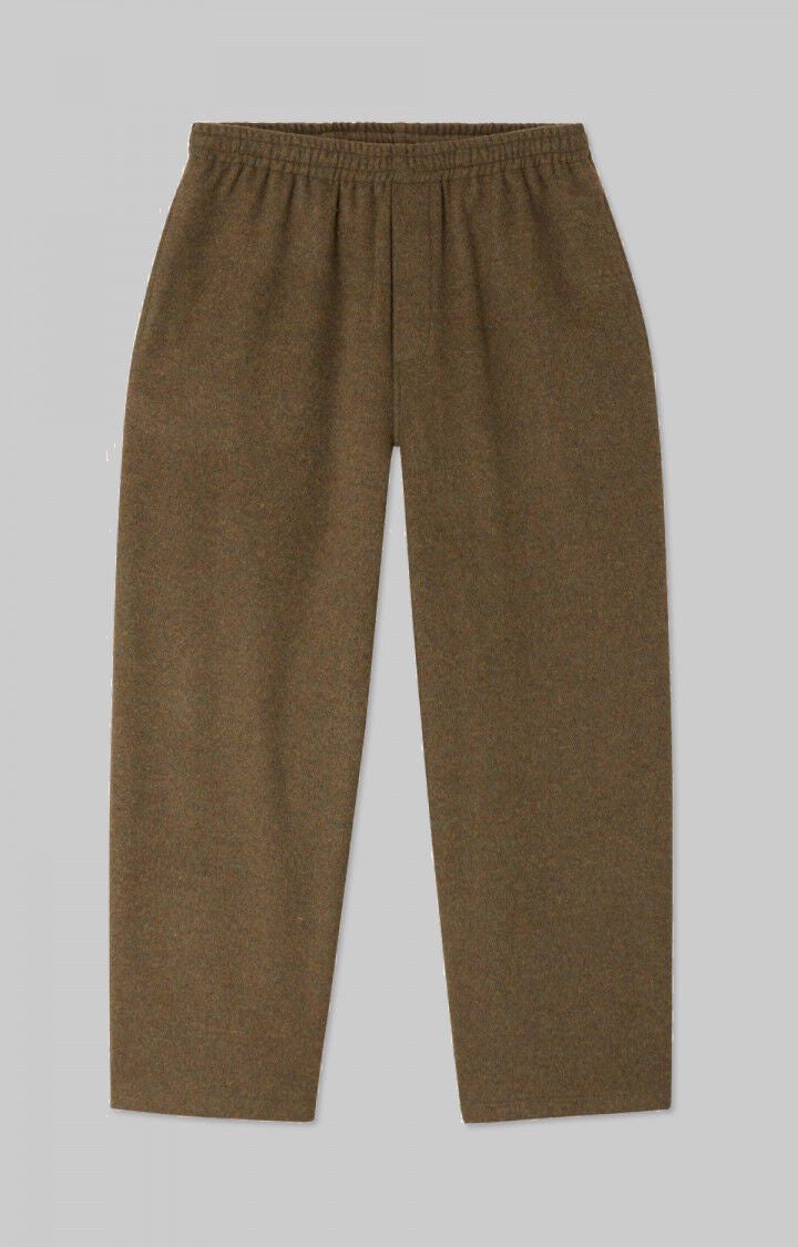 Pantalon de jogging Dodiloo American Vintage laurier chiné, vue de face