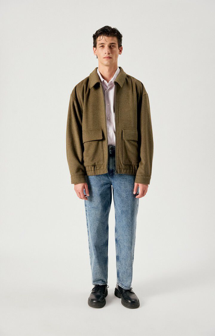 Veste Dodiloo American Vintage portée en pied, coupe boule