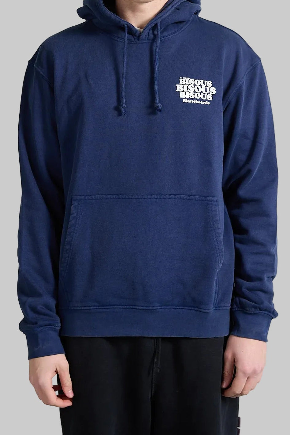 Hoodie Grease Navy | Bisous Skateboards