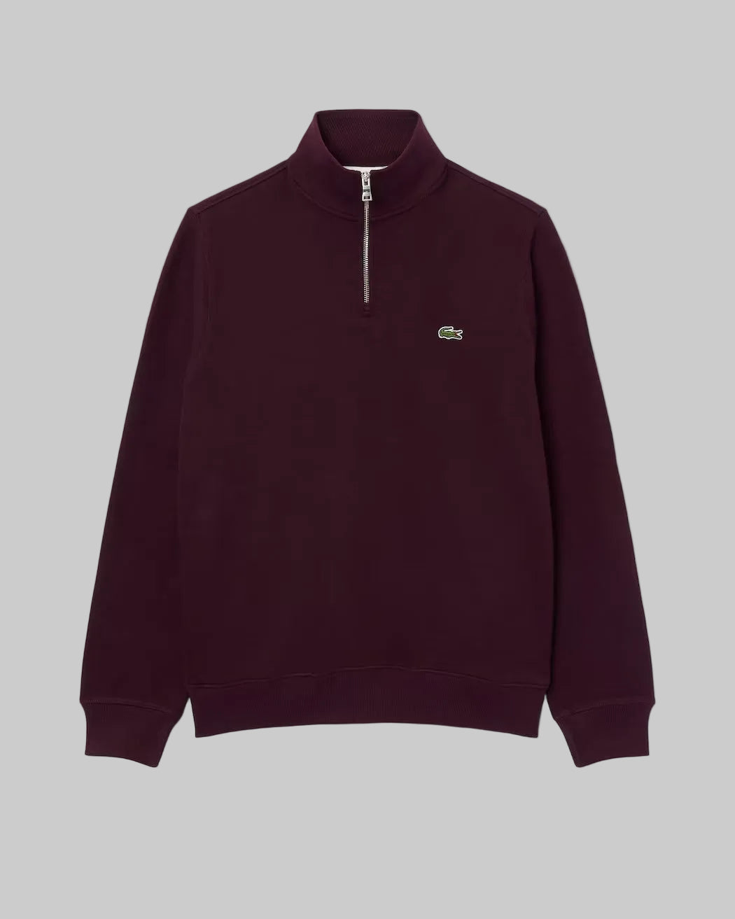 Sweatshirt zippé interlock col montant | Lacoste