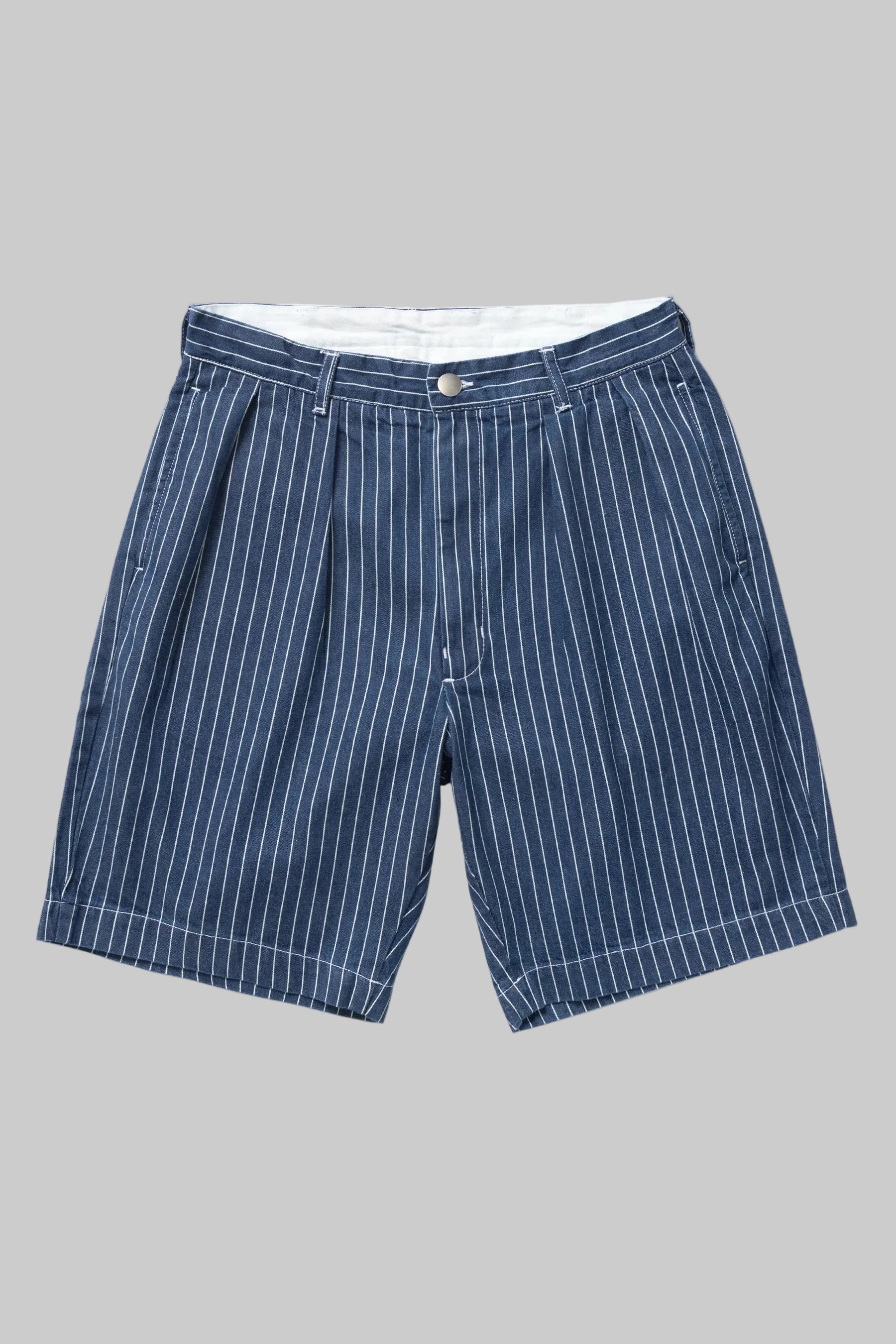 PinStripe Denim Part Timer Shorts| Service Works