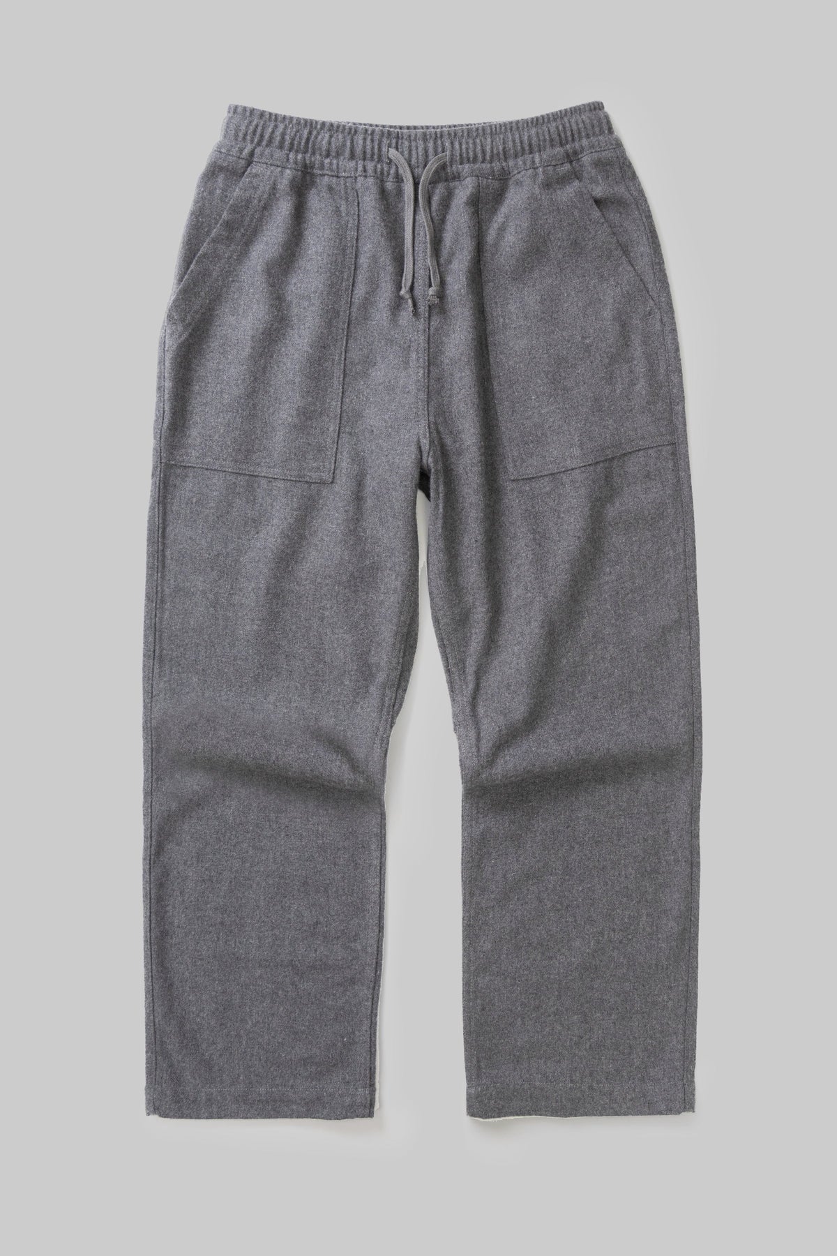 Flannel Chef Pants Service Works gris anthracite, vue de face