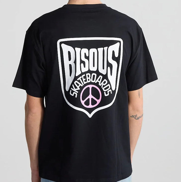 T-shirt Blason Black | Bisous Skateboards