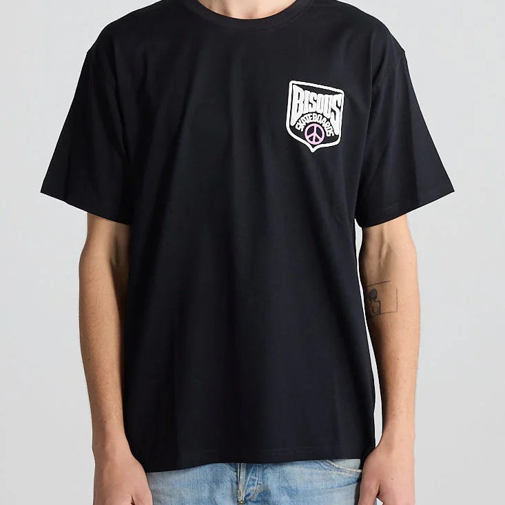 T-shirt Blason Black | Bisous Skateboards
