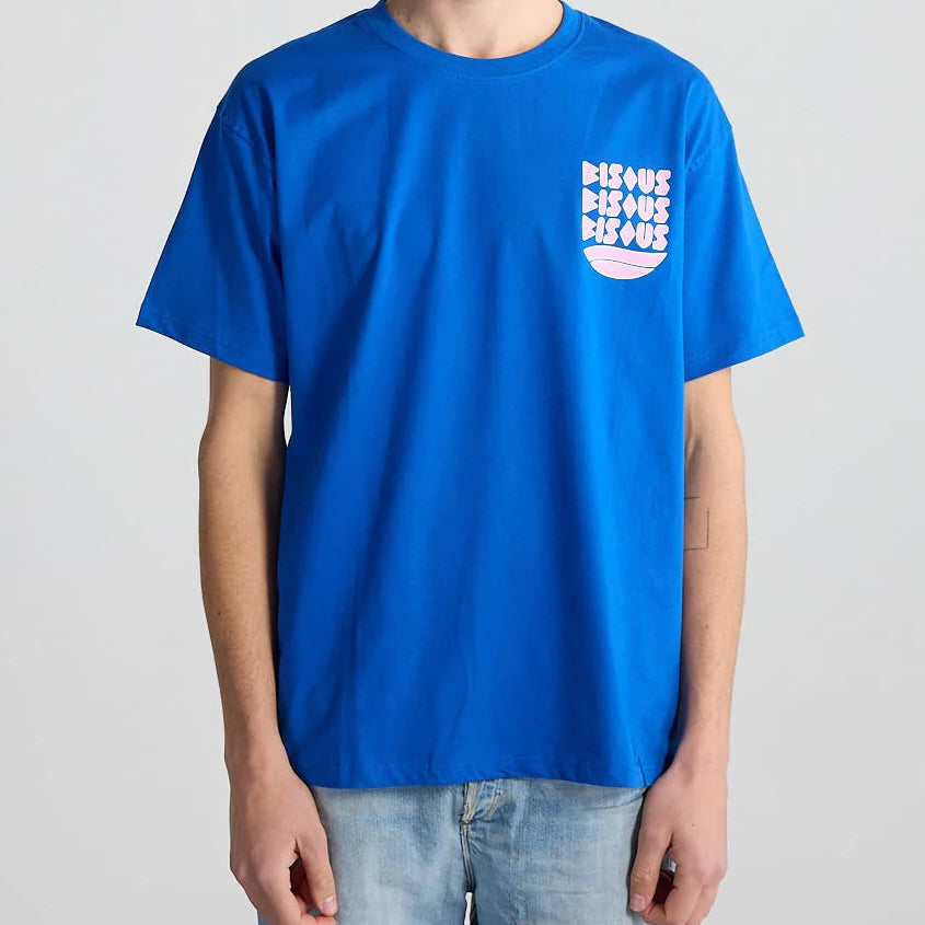 T-Shirt Cap d’Agde Royal Blue | Bisous Skateboards