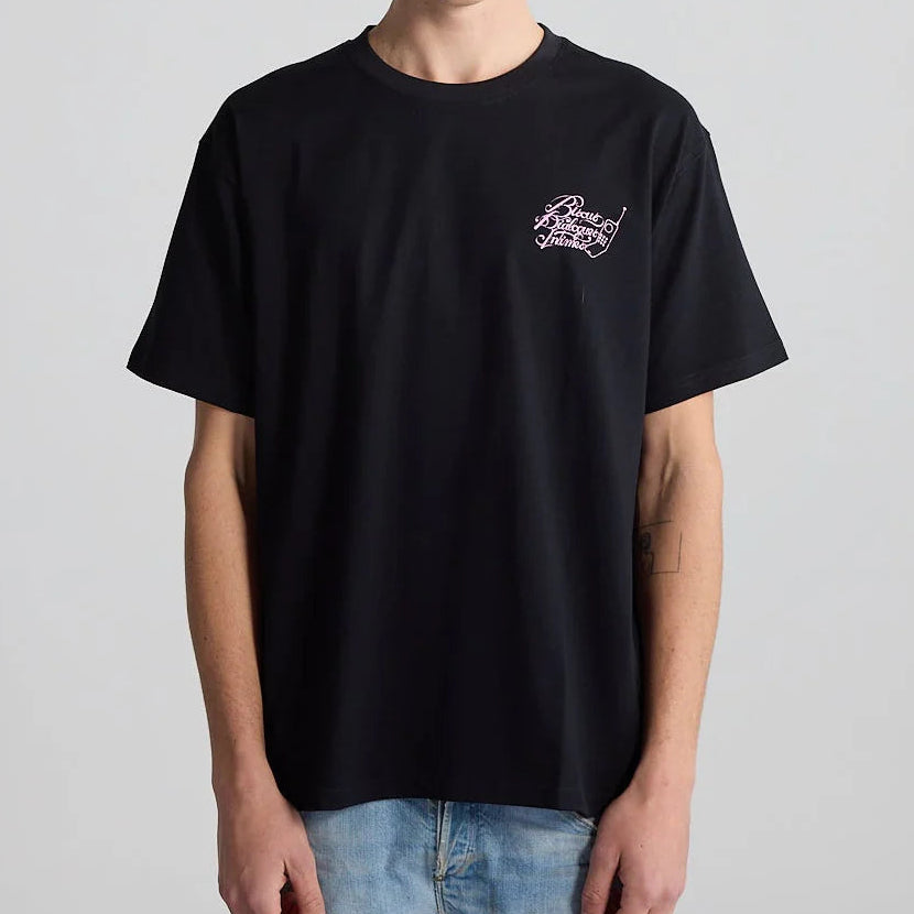 T-shirt Dialogue Intimes Black | Bisous Skateboards