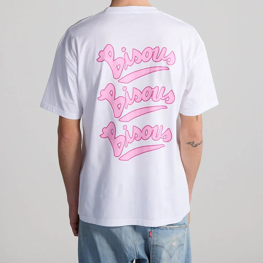 T-shirt Gianni White | Bisous Skateboards