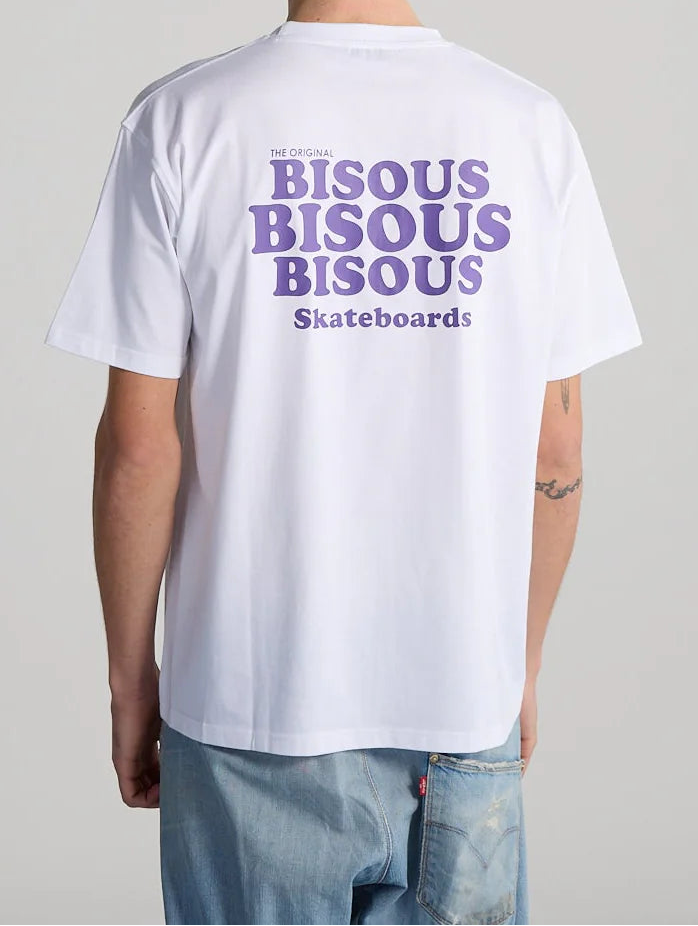 T-shirt Grease White | Bisous Skateboards