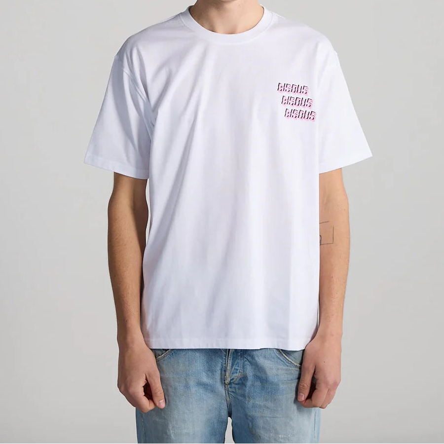 T-shirt X3 White | Bisous Skateboards